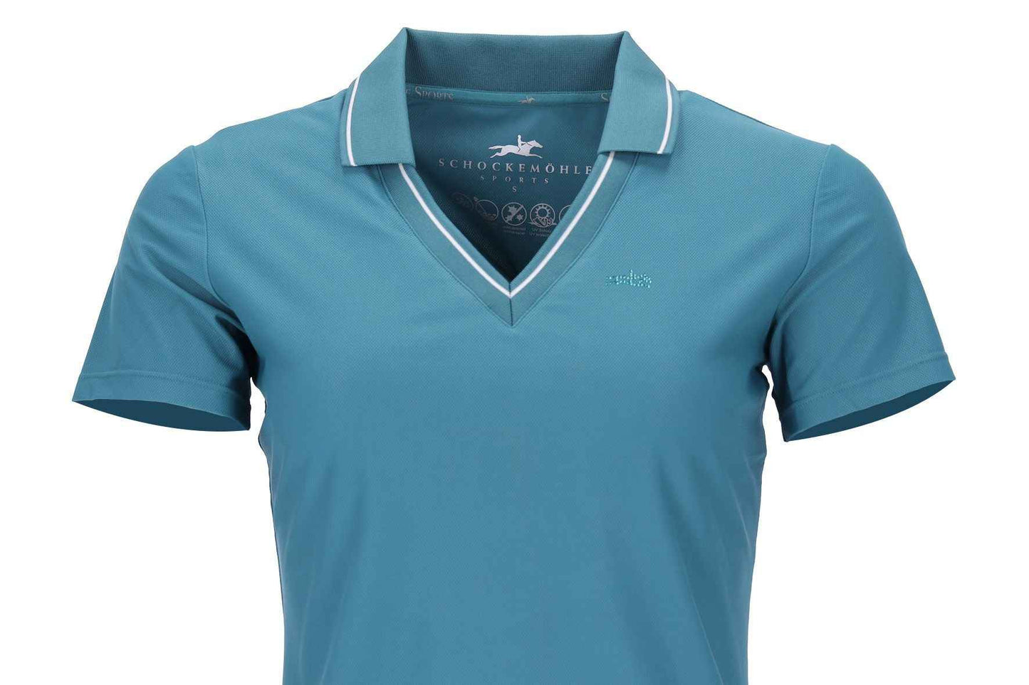 Schockemohle Koszulka Polo SPMiley Style SS 2026 Colonial Blue