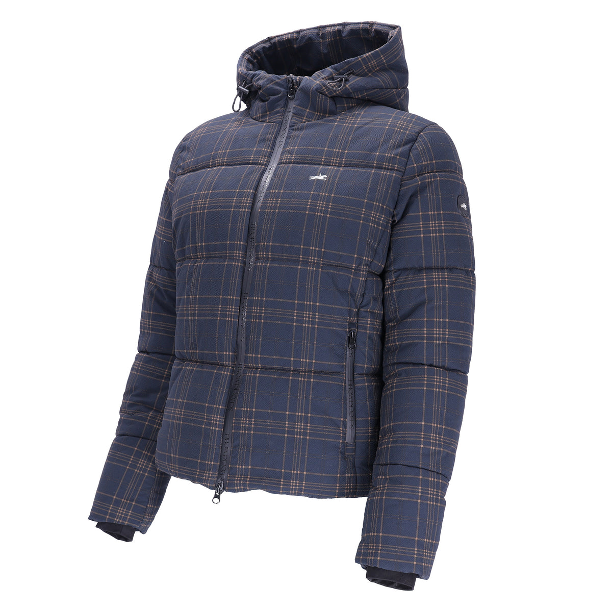 Schockemohle A/W 26 Kurtka zimowa Leni dark navy krata