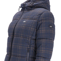 Schockemohle A/W 26 Kurtka zimowa Leni dark navy krata