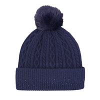 Schockemohle A/W 26 Czapka beanie glamour dark navy