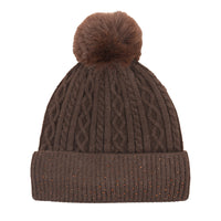 Schockemohle A/W 26 Czapka beanie glamour mocca