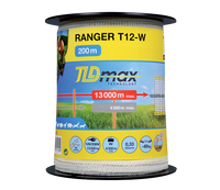 Taśma wzmocniona Ranger  TLD 12mm 200m biało żółta