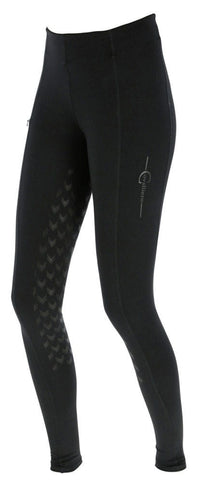 Legginsy jeździeckie Equona, dziecięce, czarny, roz. 128/134, Covalliero
