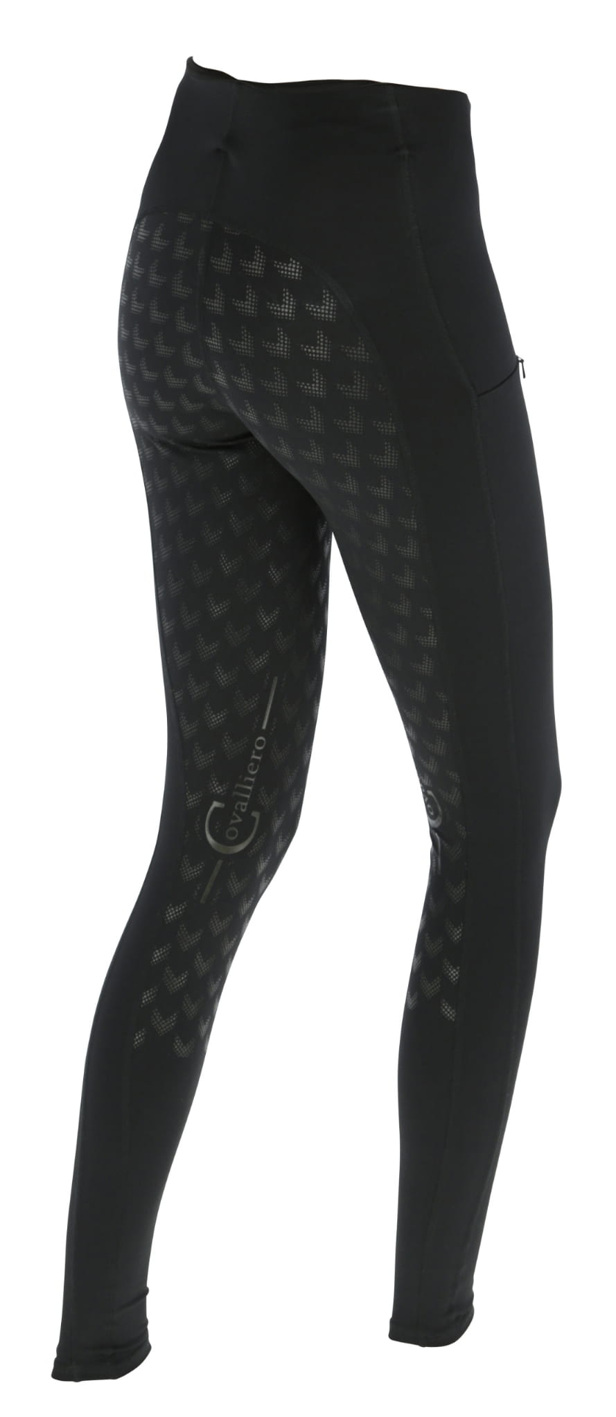 Legginsy jeździeckie Equona, damskie, czarny, roz. 40/42, Covalliero