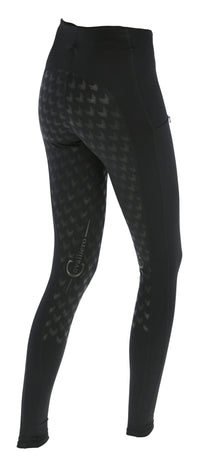 Legginsy jeździeckie Equona, damskie, czarny, roz. 40/42, Covalliero
