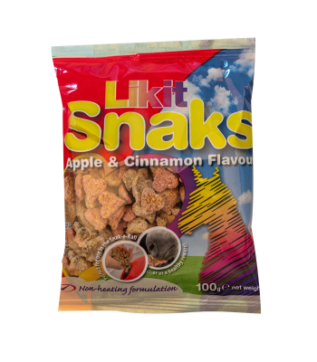 Likit Snacks Przysmaki dla konia Apple & Cinnamon 100g