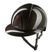 KEP Italia Kask jeździecki Smart Nova / Polish Brown / Polo Visor / Star Brown Large