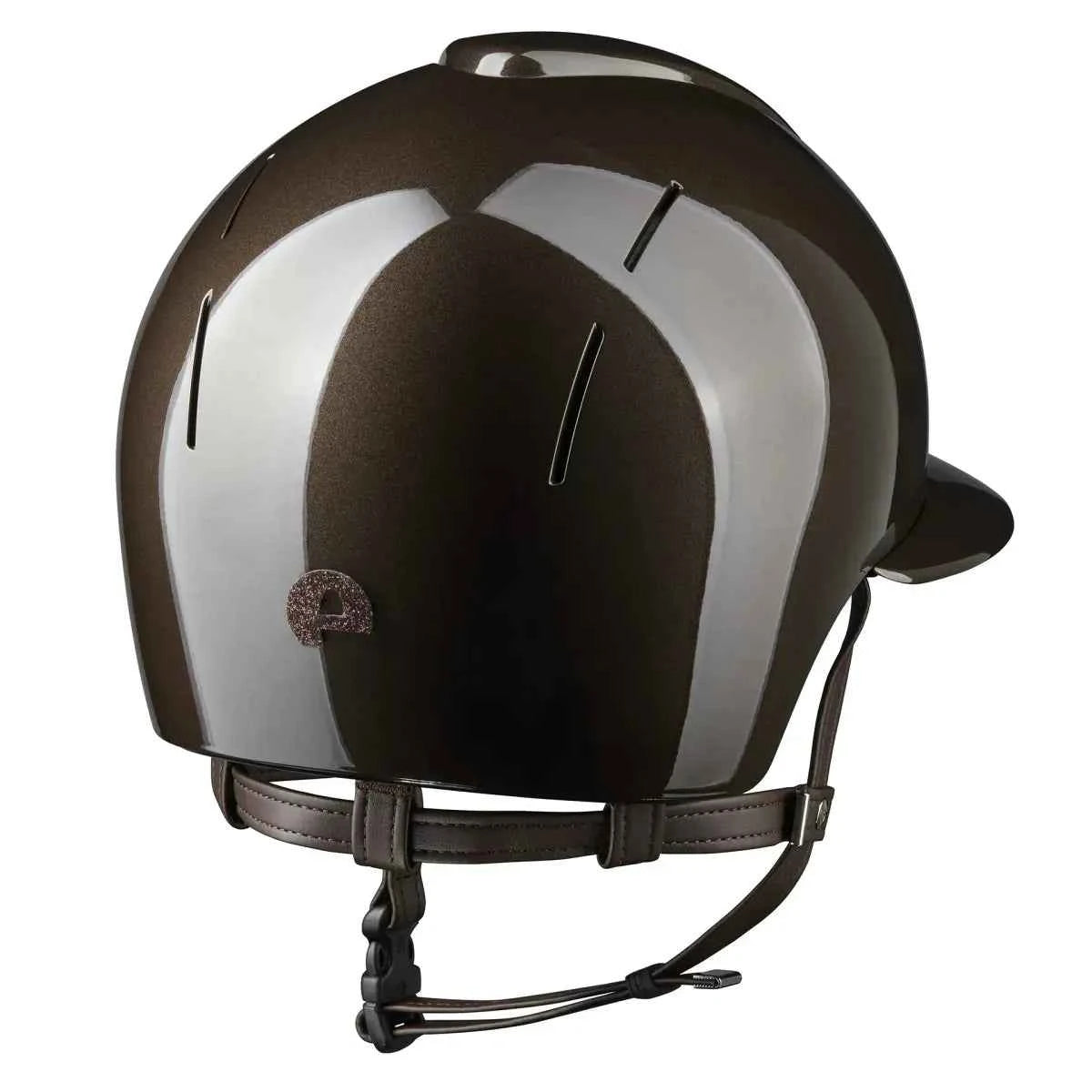 KEP Italia Kask jeździecki Smart Nova / Polish Brown / Polo Visor / Star Brown Large