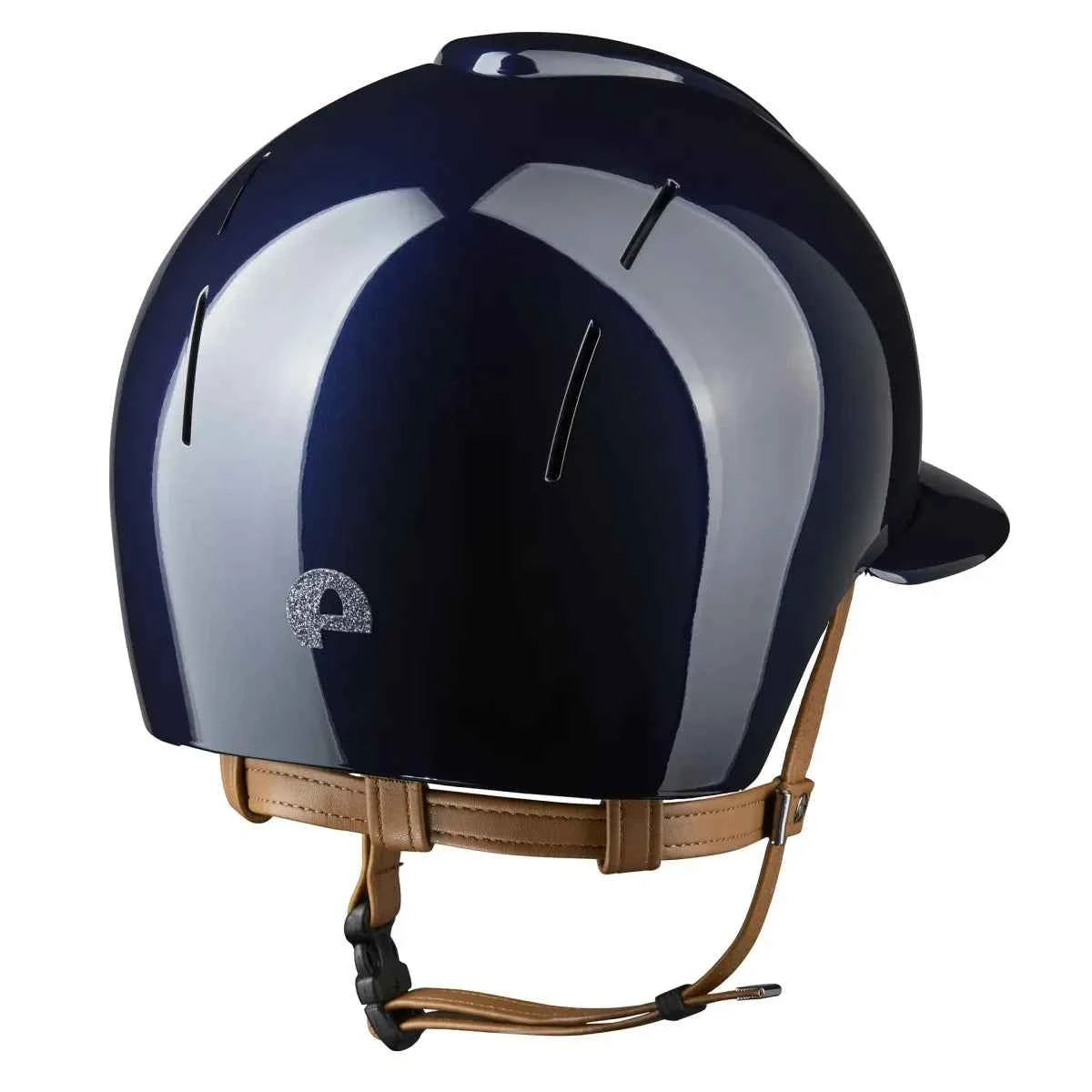 KEP Italia Kask jeździecki Smart Nova / Polish Blue/ Polo Visor / Star Blue Large
