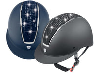 Kask jeździecki Tattini Crystal Storm M 55-57 czarny