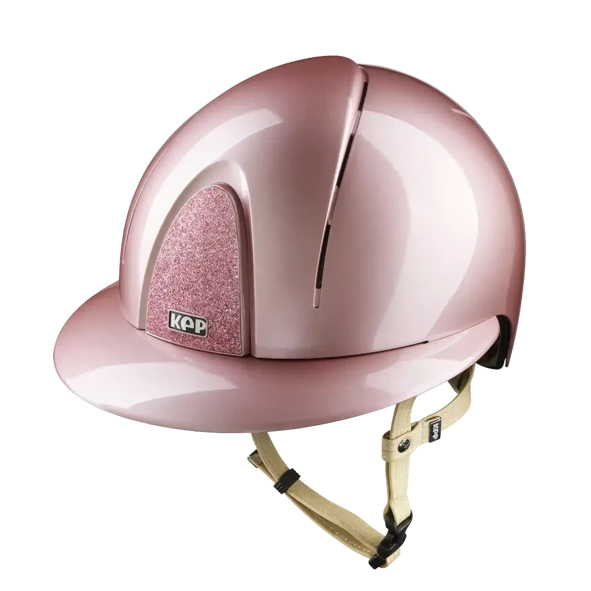 KEP Italia Kask SMART NOVA Metal Polish Pink Star Pink Cream Strap