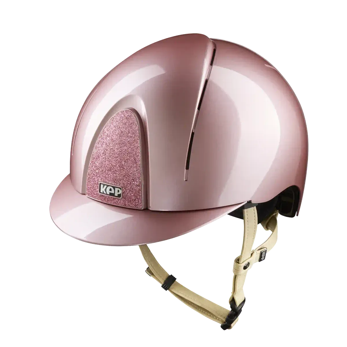 KEP Italia Kask SMART NOVA Polish Metal Pink Star Pink Cream Strap