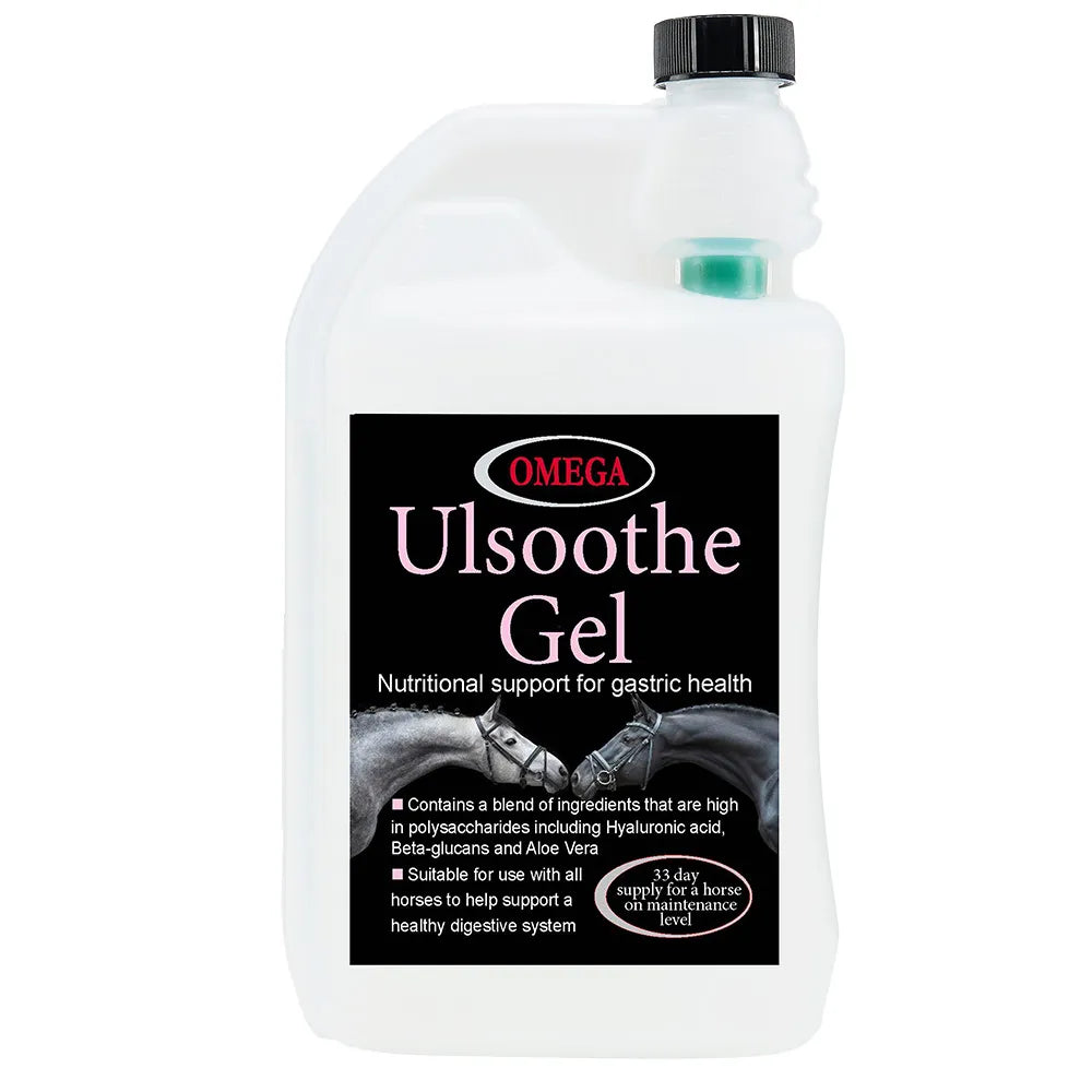 Omega Equine Ulsoothe Gel wspomaga leczenie wrzodów żołądka