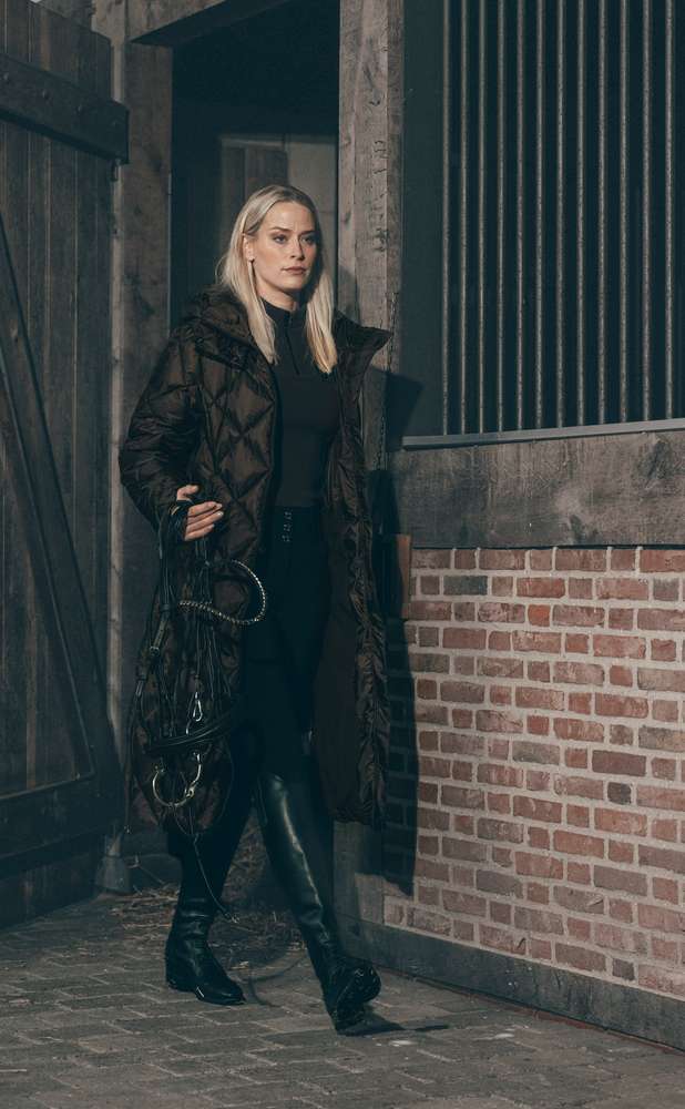 Pikeur A/W 26 Płaszcz ocieplany damski chocolate brown