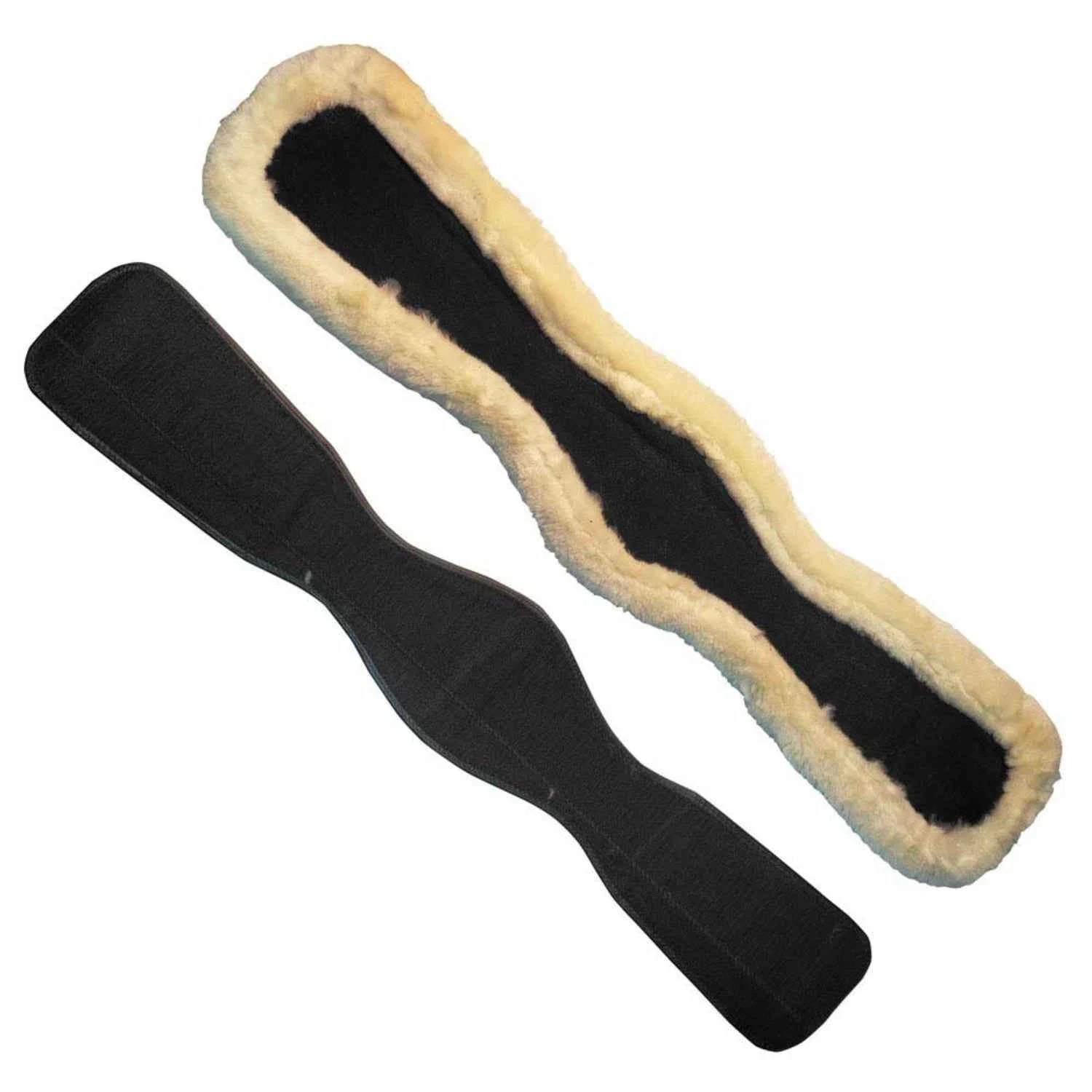Podszycie futro do popręgu dressage Natural Eskadron Girth Padding Short 65 cm