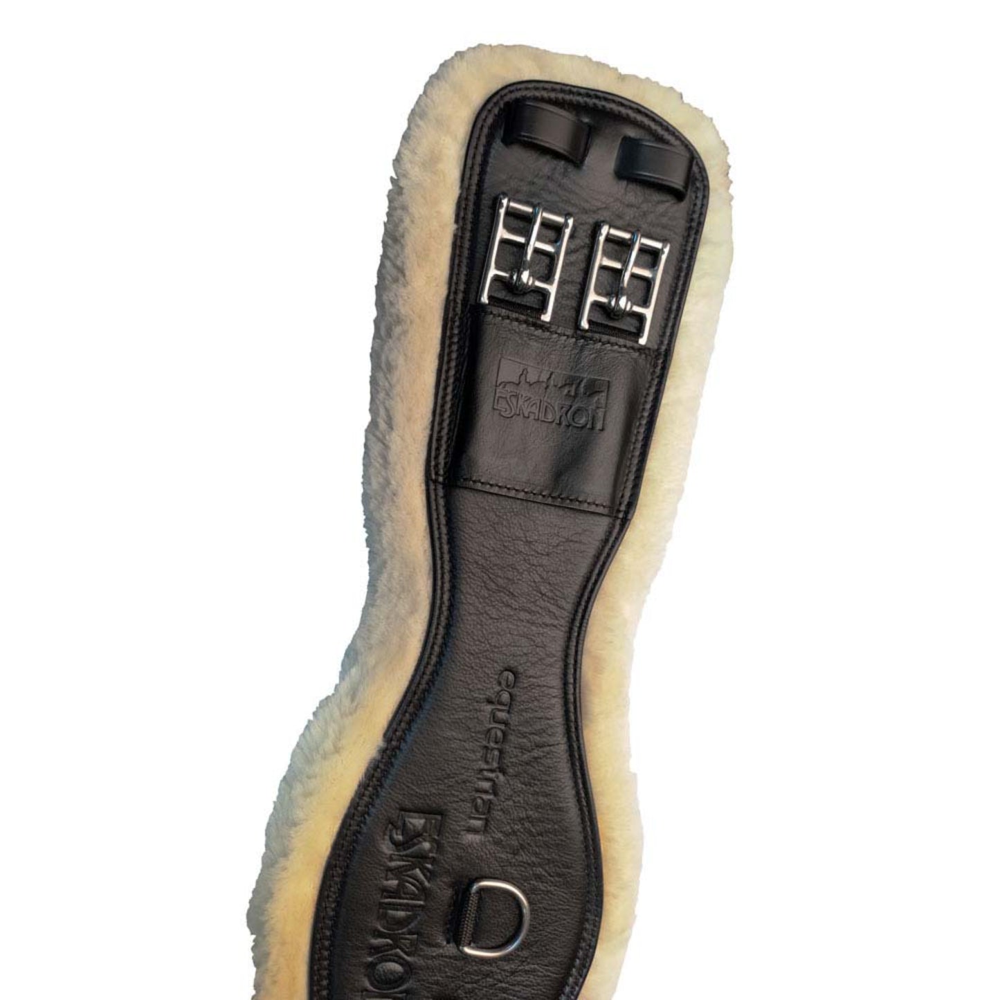 Popręg skórzany Eskadron Leather Girth Short Core Black