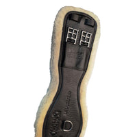 Popręg skórzany Eskadron Leather Girth Short Core Black