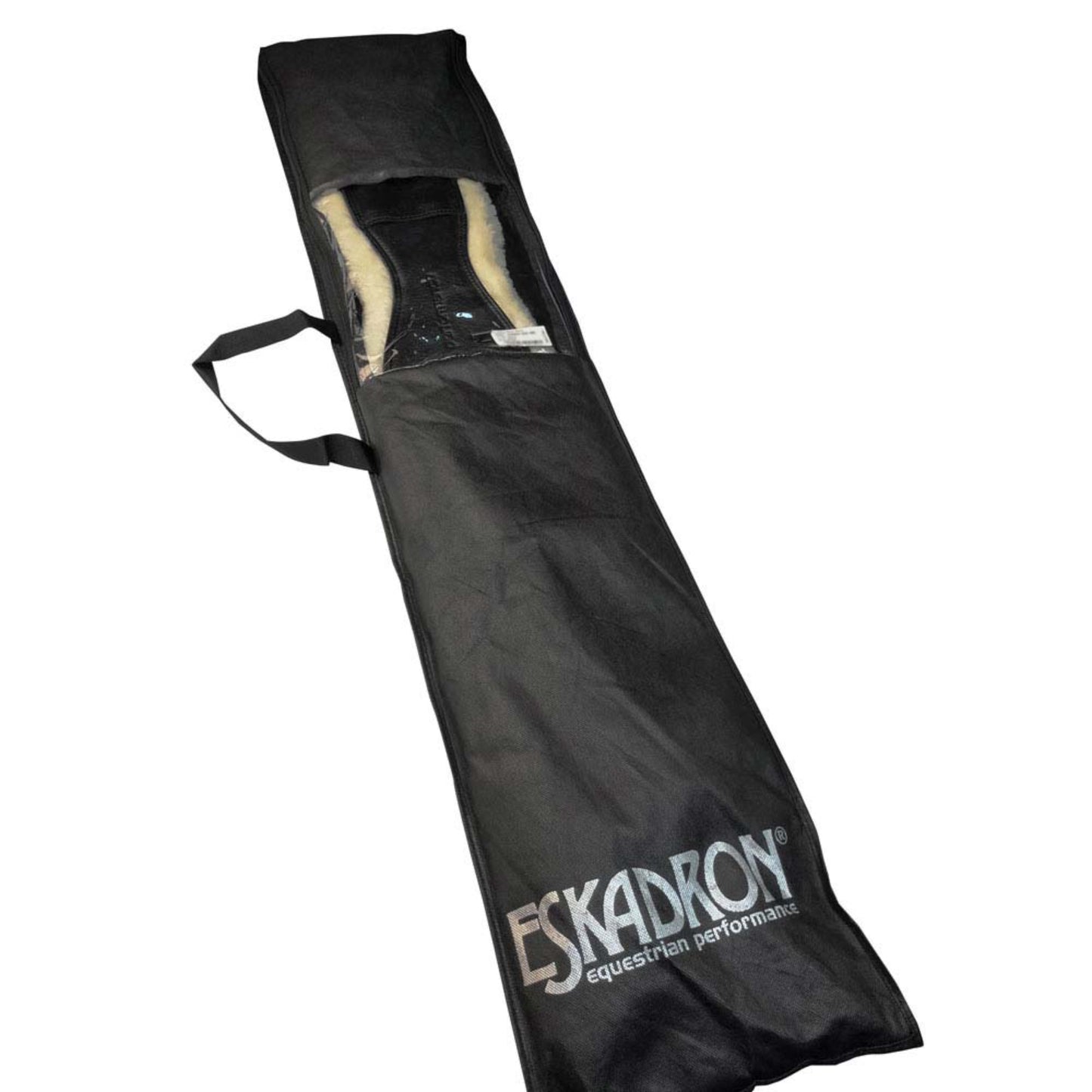 Popręg skórzany Eskadron Leather Girth Short Core Black