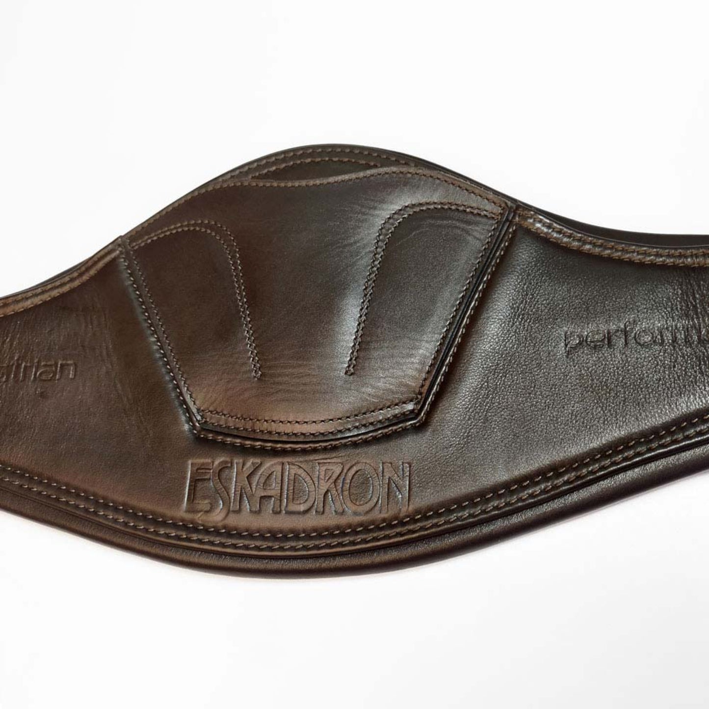 Popręg skórzany Eskadron Leather Girth Long Core Black 120 cm