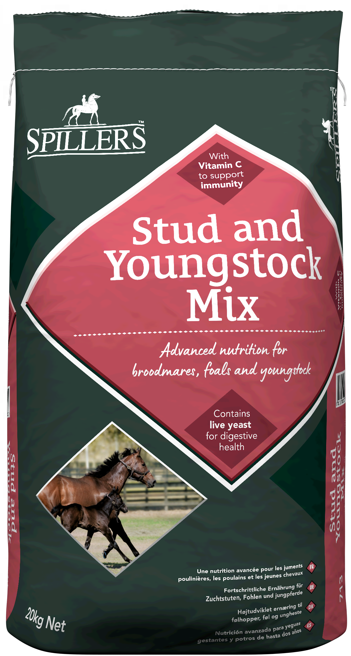 Pasza Spillers Stud & Youngstock Mix dla klaczy hodowlanych i źrebiąt 20kg
