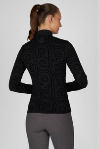 Pikeur A/W 26 Bluzka zip z nadrukiem damska black