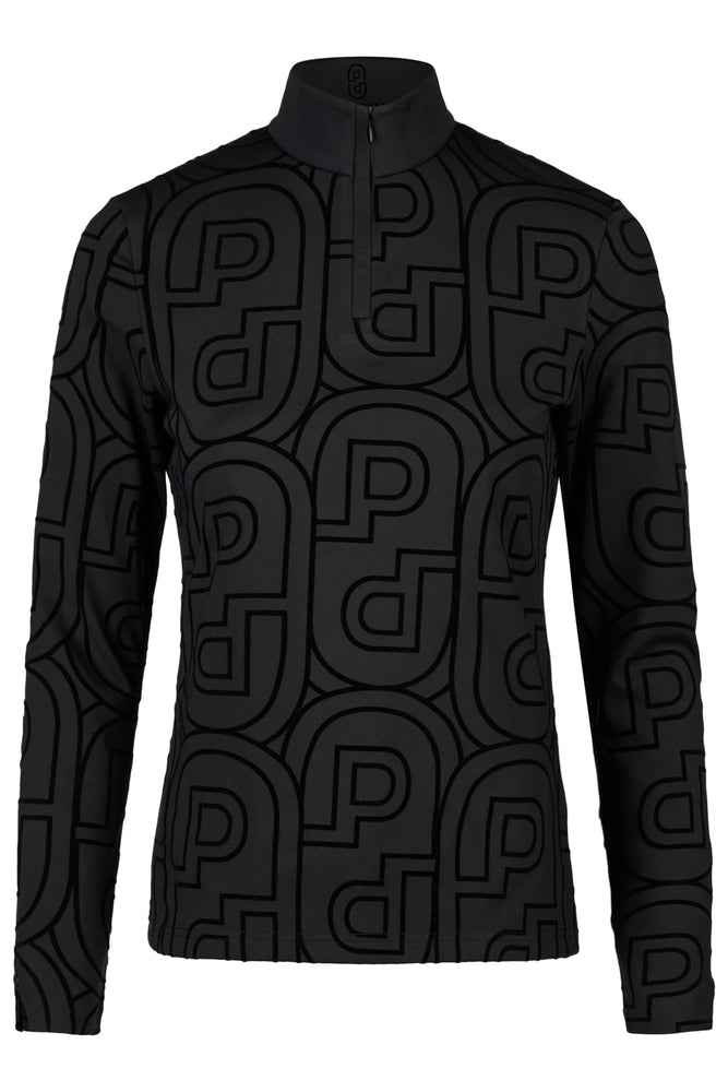 Pikeur A/W 26 Bluzka zip z nadrukiem damska black