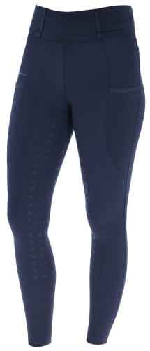 Legginsy jeździeckie HighWaist damskie Covalliero granatowe