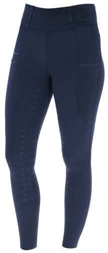 Legginsy jeździeckie HighWaist damskie granatowe Covalliero