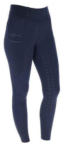 Legginsy jeździeckie HighWaist damskie Covalliero granatowe