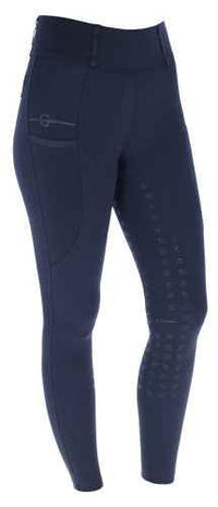 Legginsy jeździeckie HighWaist damskie Covalliero granatowe