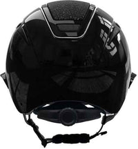 Kask jeździecki Elite Polo, czarny lakierowany, Covalliero