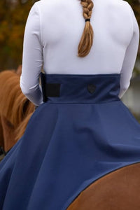 Spódnica termiczna do jazdy konnej granatowa Covalliero - Cavalo