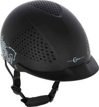 Kask jeździecki Beauty 2.0, czarny Covalliero