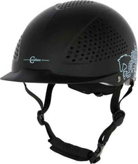 Kask jeździecki Beauty 2.0, czarny Covalliero