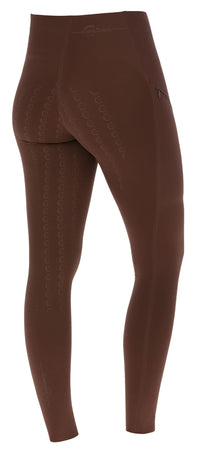 Legginsy jeździeckie damskie Covalliero S/S 2024 Chocolate