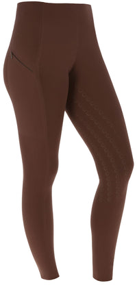 Legginsy jeździeckie damskie Covalliero S/S 2024 Chocolate