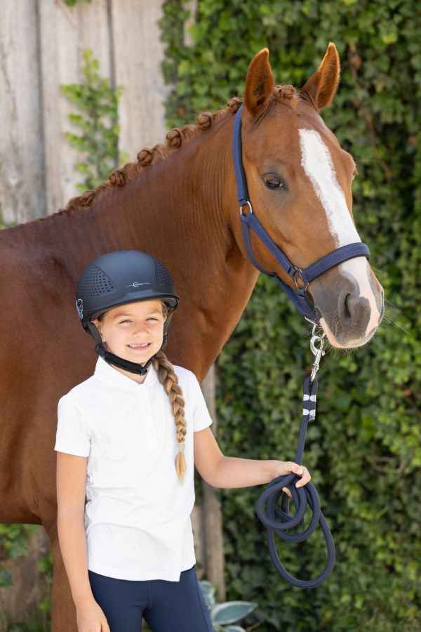 Kask jeździecki Beauty 2.0, szary Covalliero