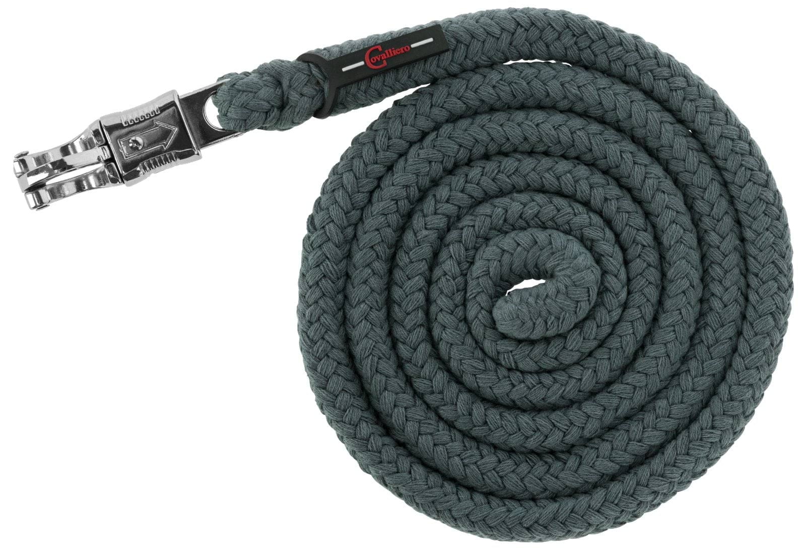 Uwiąz dla konia Doria, bezpieczny karabińczyk, 200 cm, zielony, Covalliero