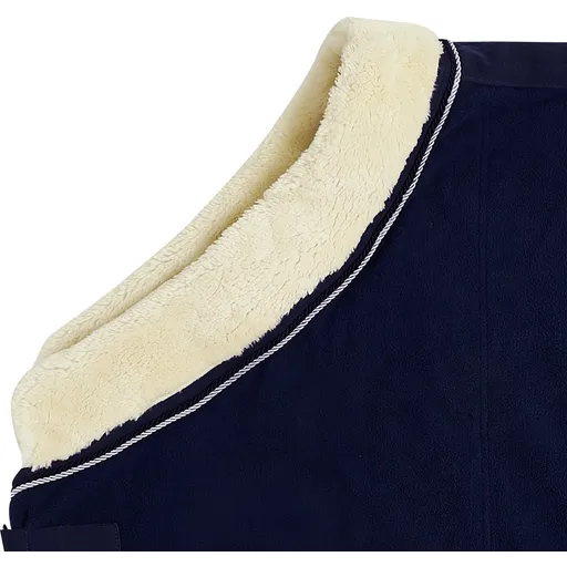 Derka polarowa z kołnierzem Schockemohle Premium Premium Faux Fur Dark Navy