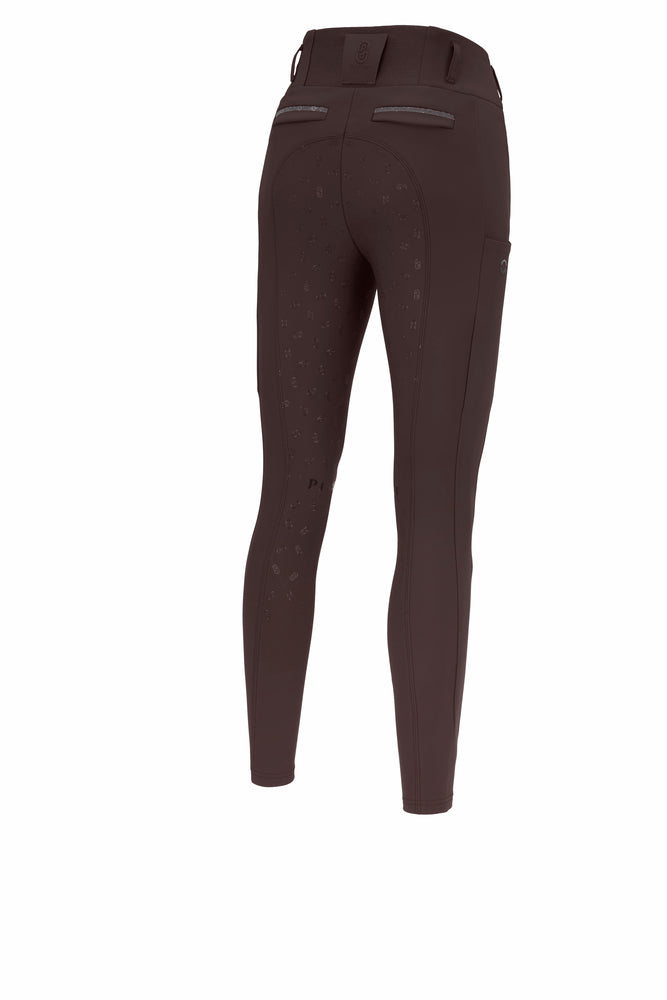 Pikeur A/W 26 Legginsy damskie Linette griptec chocolate brown