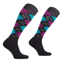 Comodo podkolanówki jeździeckie Karo Multicolor