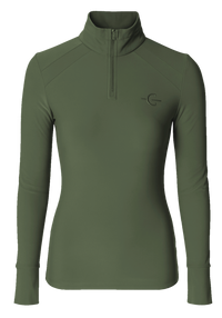 Covalliero Koszulka Active A/W 2026 damska forest green