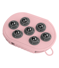 Magnetyczne zgrzebło z kulkami do masażu konia Linnea Pink Waldhausen