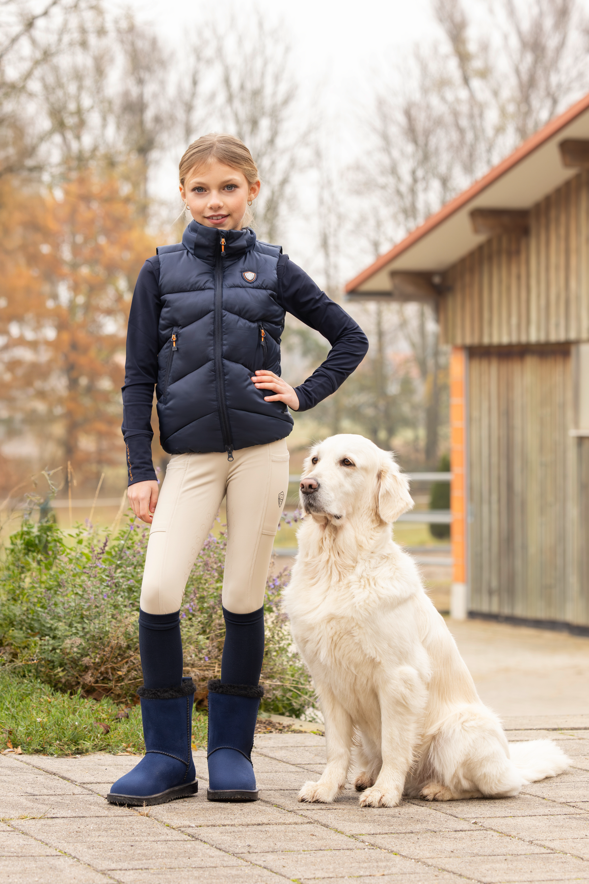 Covalliero Kamizelka A/W 2026 dziecięca dark navy