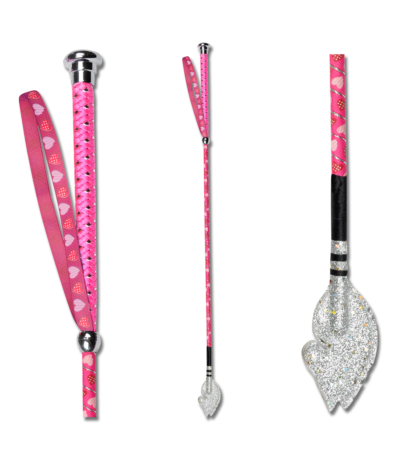WALDHAUSEN Bat skokowy różówy z głowa konia 65cm