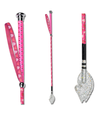 WALDHAUSEN Bat skokowy różówy z głowa konia 65cm