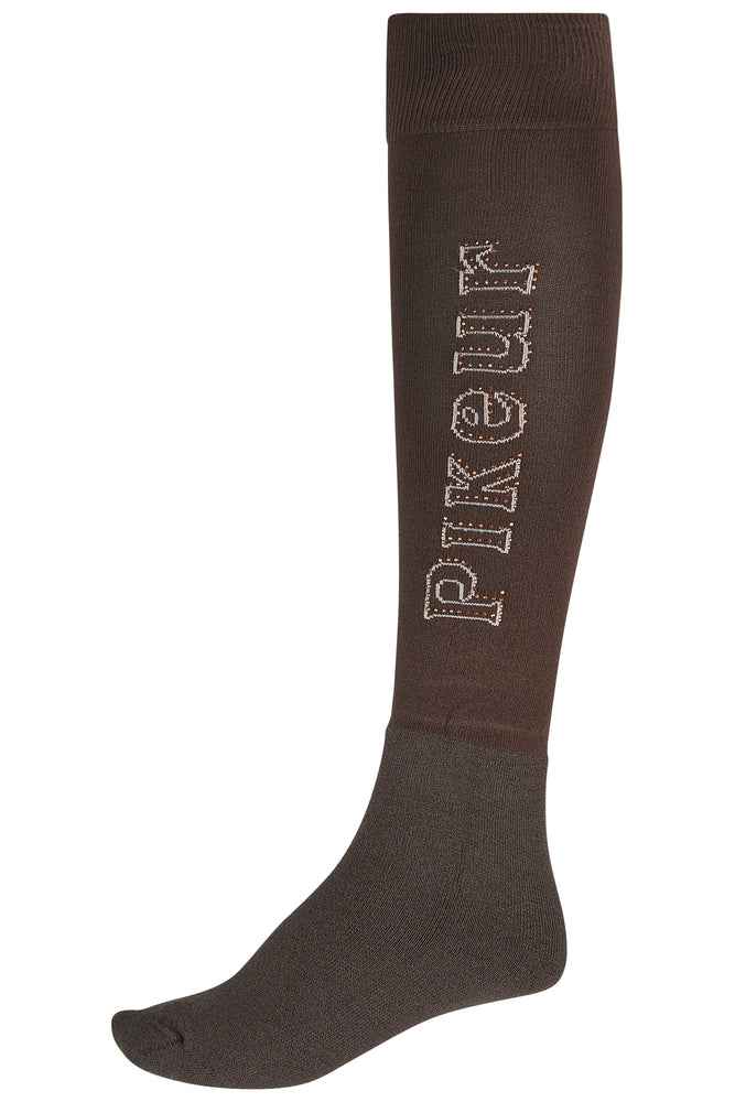 Pikeur A/W 26 Podkolanówki wełniane damskie chocolate brown