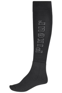 Pikeur A/W 26 Podkolanówki wełniane damskie black