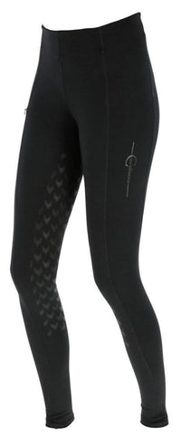 Legginsy jeździeckie Equona, dziecięce, czarny, roz. 128/134, Covalliero