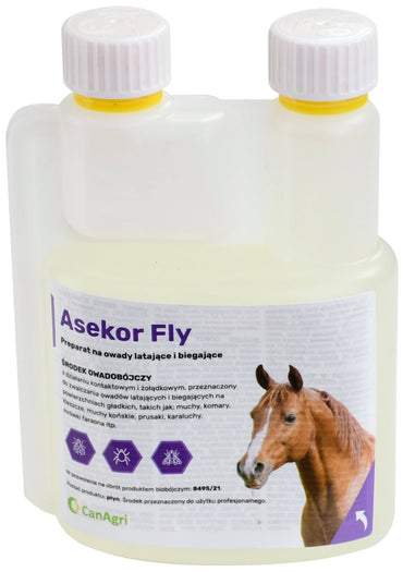 Preparat na owady latające i biegające ASEKOR FLY bezbarwny 600 ml